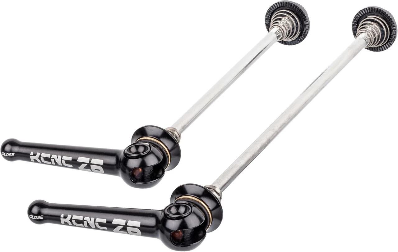 Kcnc Set De Serrages Rapides De Moyeu Z6 KQR Inox MTB 3 Kcnc Set De Serrages Rapides De Moyeu Z6 KQR Inox MTB