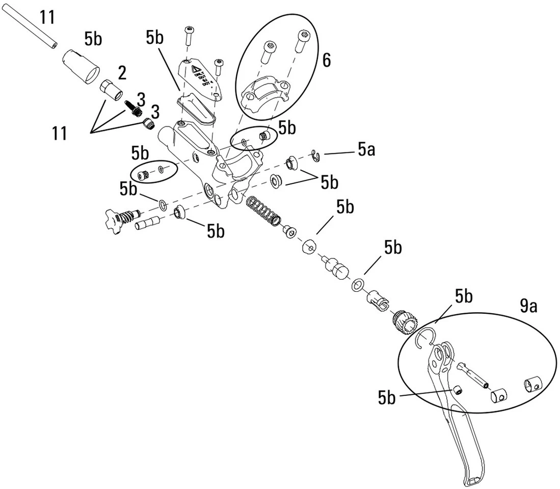 AVID Pièces Détachées Levier De Frein Juicy 7 2008-2009, Code 7 2008-2009 3 AVID Pièces Détachées Levier De Frein Juicy 7 2008-2009, Code 7 2008-2009