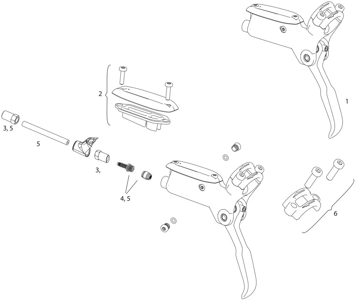 SRAM Pièces Détachées Pour Levier De Frein Level T 3 SRAM Pièces Détachées Pour Levier De Frein Level T