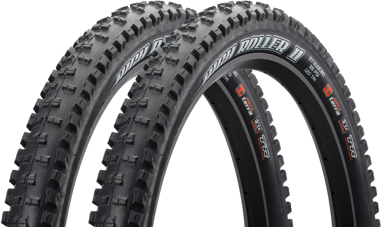 MAXXIS Set De 2 Pneus Souples Highroller II+ 3C MaxxTerra 27,5+ 3 MAXXIS Set De 2 Pneus Souples Highroller II+ 3C MaxxTerra 27,5+