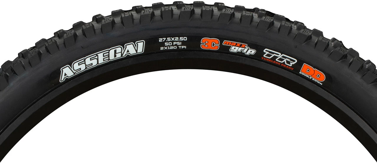 MAXXIS Set De 2 Pneus Souples Assegai 3C MaxxGrip DD WT TR 27,5" 5 MAXXIS Set De 2 Pneus Souples Assegai 3C MaxxGrip DD WT TR 27,5" – Image 3
