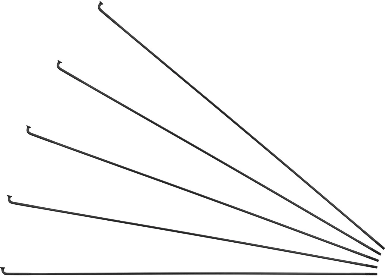 Sapim Rayons Race J-Bend + Écrous - 5 Pièces 3 Sapim Rayons Race J-Bend + Écrous - 5 Pièces