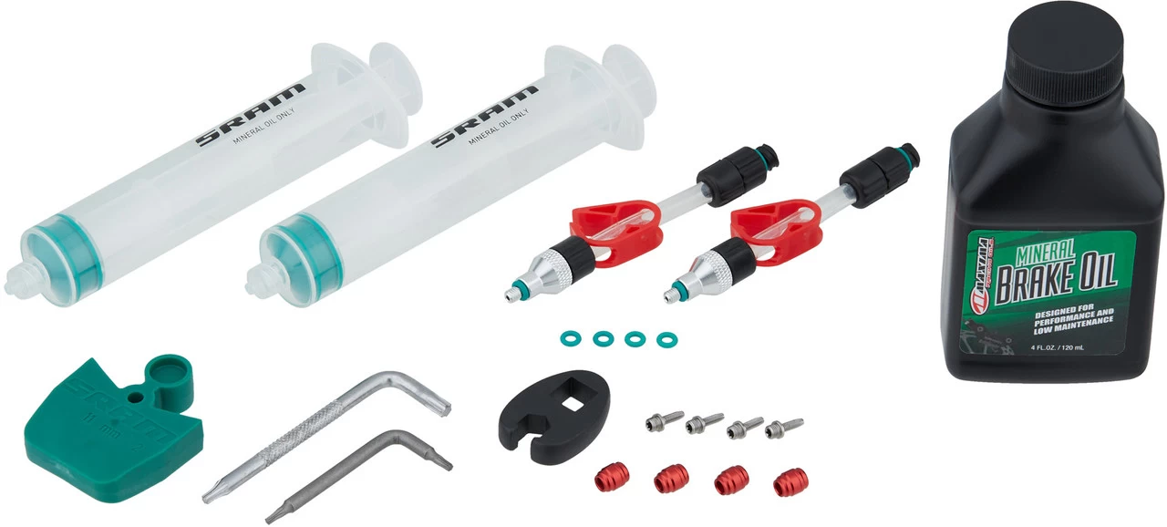 SRAM Kit De Purge Huile Minérale Avec Liquide De Frein Maxima